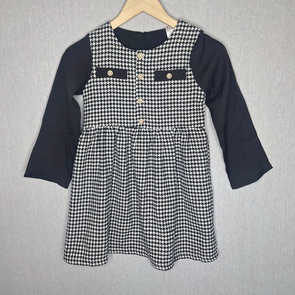 💙 Girls Classic Vintage Inspired School Girl Dress Size 7/8 Preppy Formal Coque